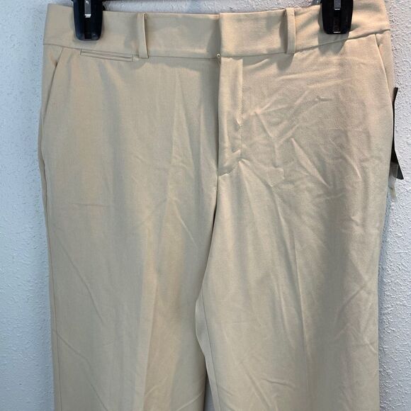 NWT Lauren Ralph Lauren Tan Slack Pants Size 10 - Picture 2 of 9